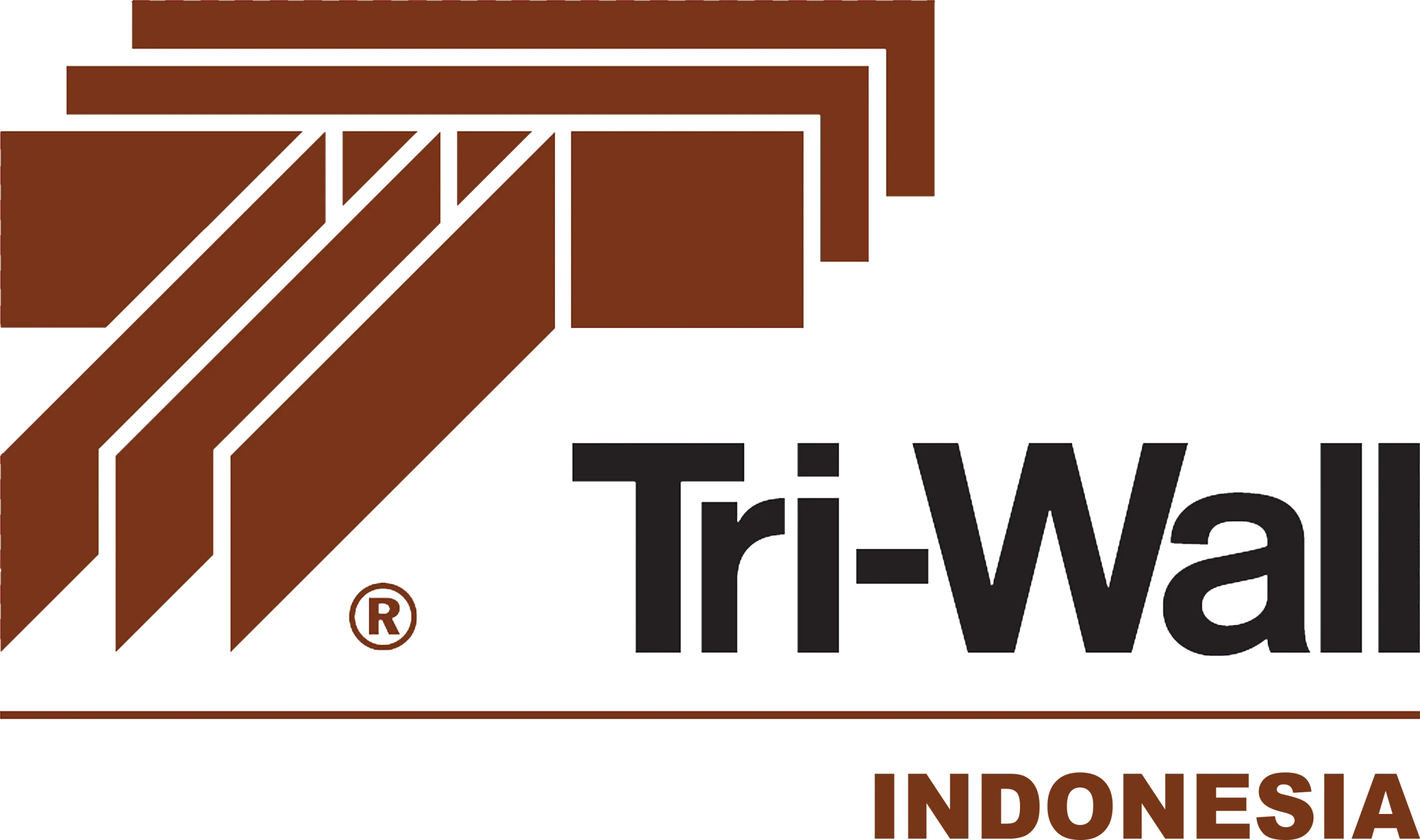 TRI-WALL INDONESIA LOGO Logo PT Tri Wall Indonesia Berwarna