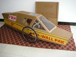 Paper Display 4 go kart display